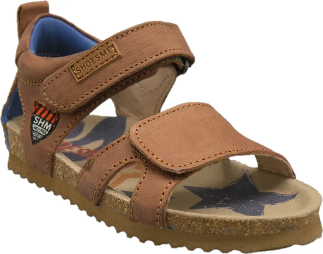 Shoesme Jongens Sandalen Cognac Leer - Maat 26