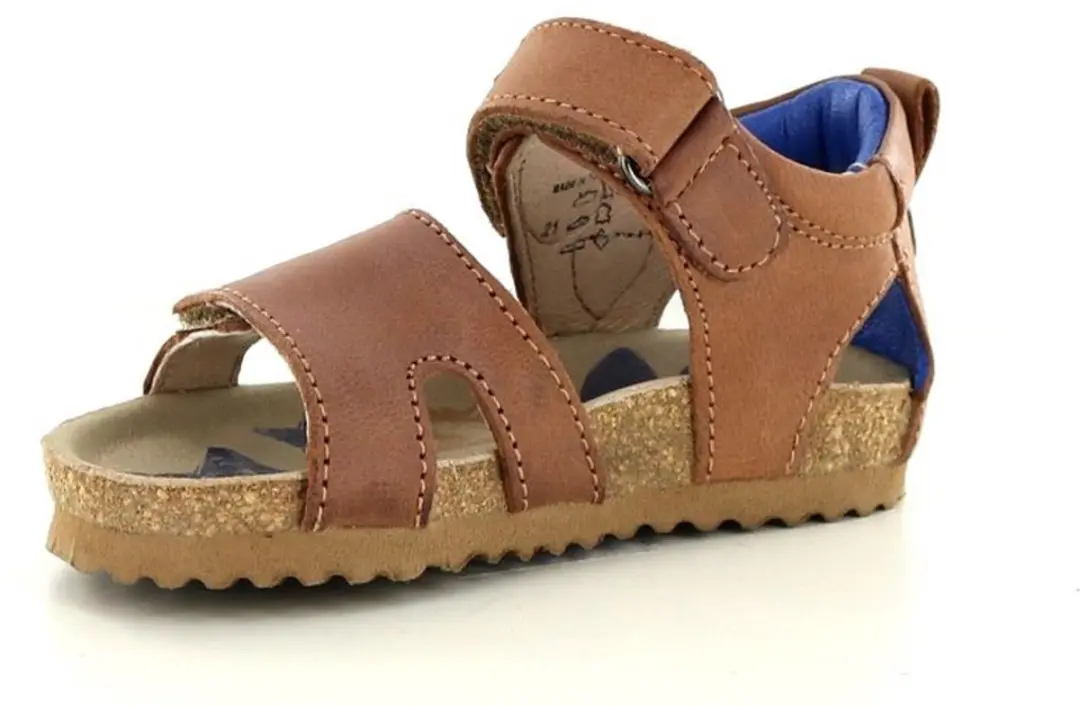 Shoesme Jongens Sandalen Cognac Leer - Maat 26