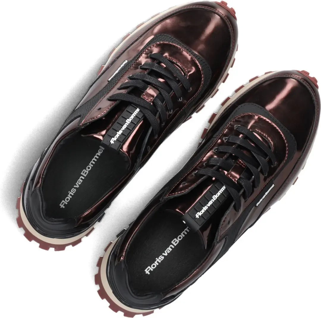 Floris van Bommel Grommi 01.05 Dames Sneakers - Donkerbruin 37