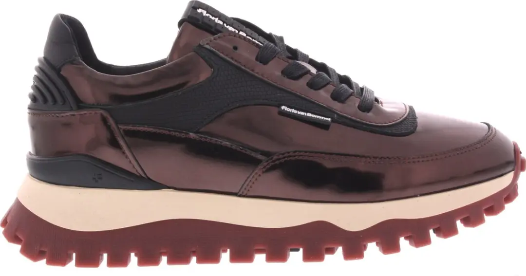 Dames Sneakers Floris Van Bommel Grommi 01.05 Dark Brown Donkerbruin