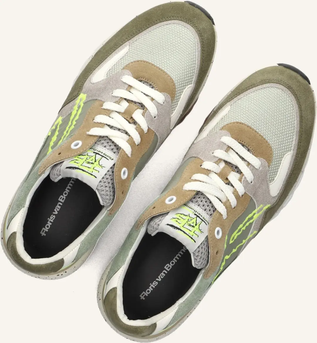 Floris van Bommel De Treener Sfm-10243 Sneakers - Groen - Maat 42⅔