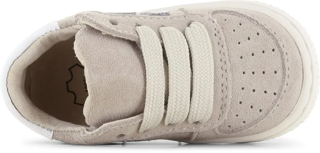 Shoesme Sneakertje Suède - Taupe - Maat 19 - afbeelding 5 van 6