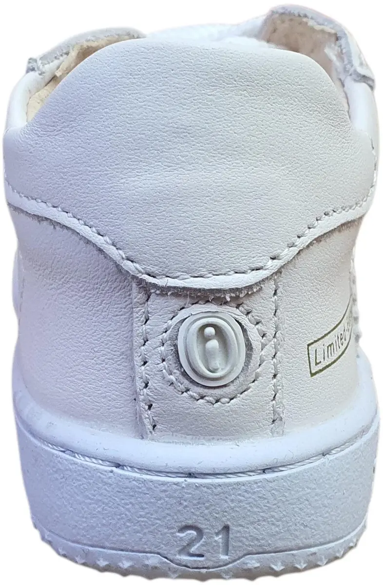 Shoesme Wit Sneakertje - Sneakers Kinderen - Unisex - WHITE - Leer - Maat 24 - afbeelding 6 van 6