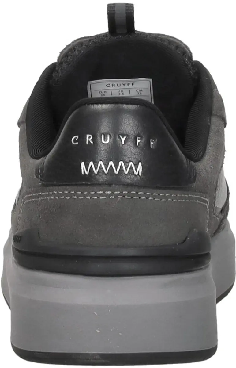 Cruyff Junior Endorsed Tech Pinstripe Sneakers - Grijs - 35 - afbeelding 6 van 6