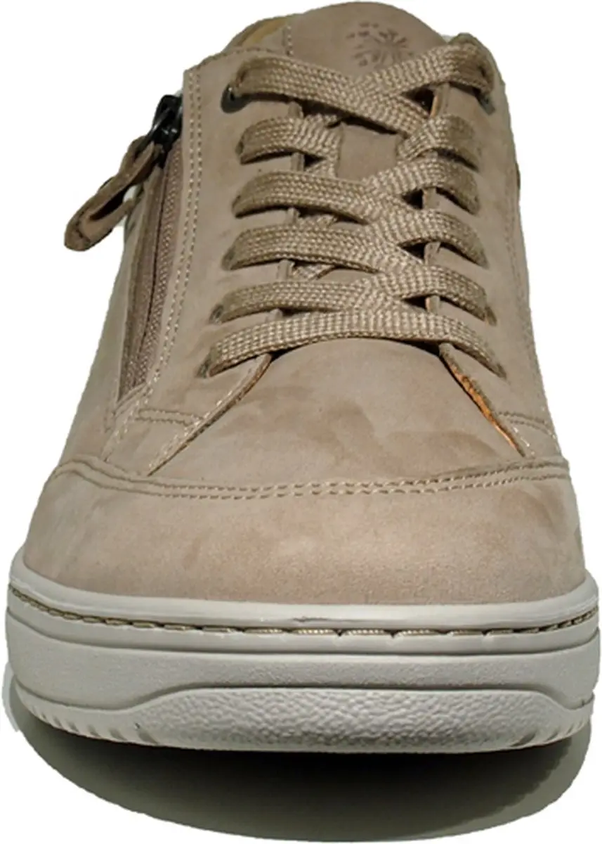 Hartjes 162.1709/20 Dames Veterschoenen - Beige Nubuck - 41