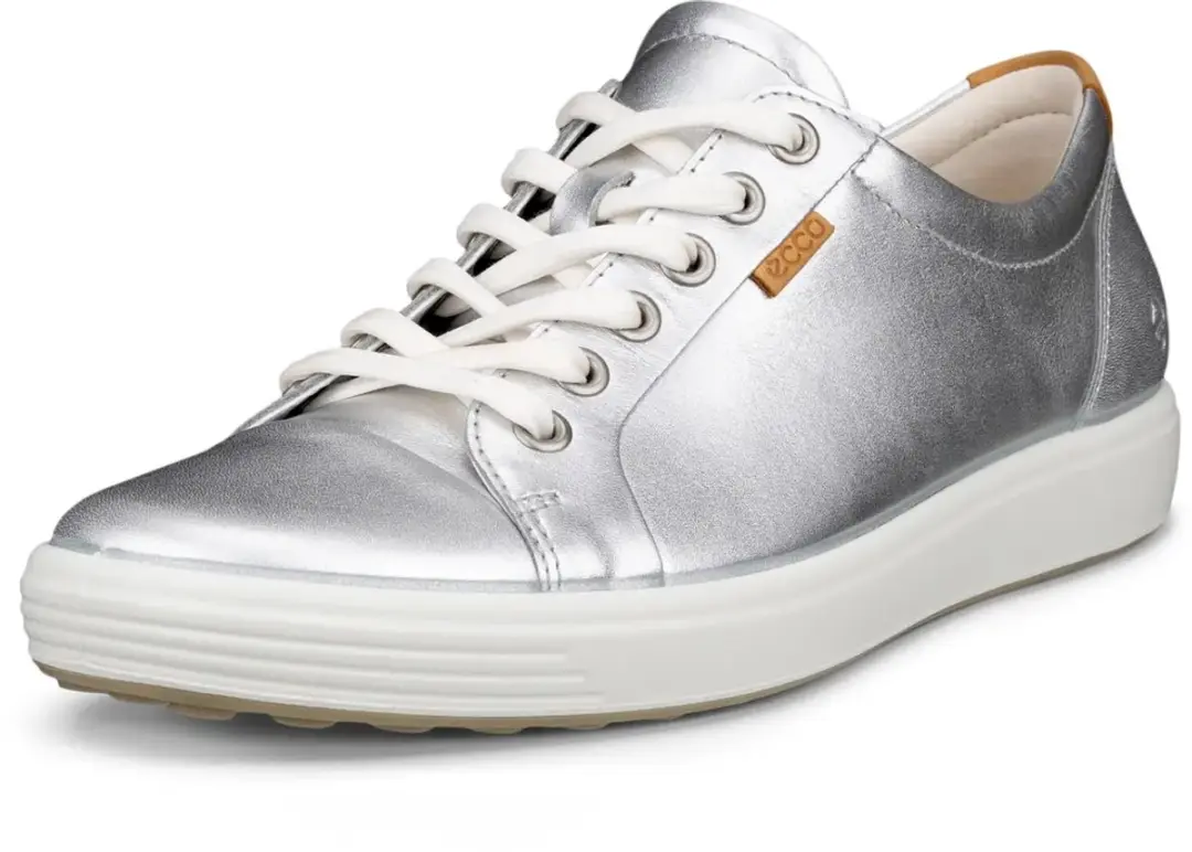 ECCO Soft 7 Damestrainers - 39 - Zilver