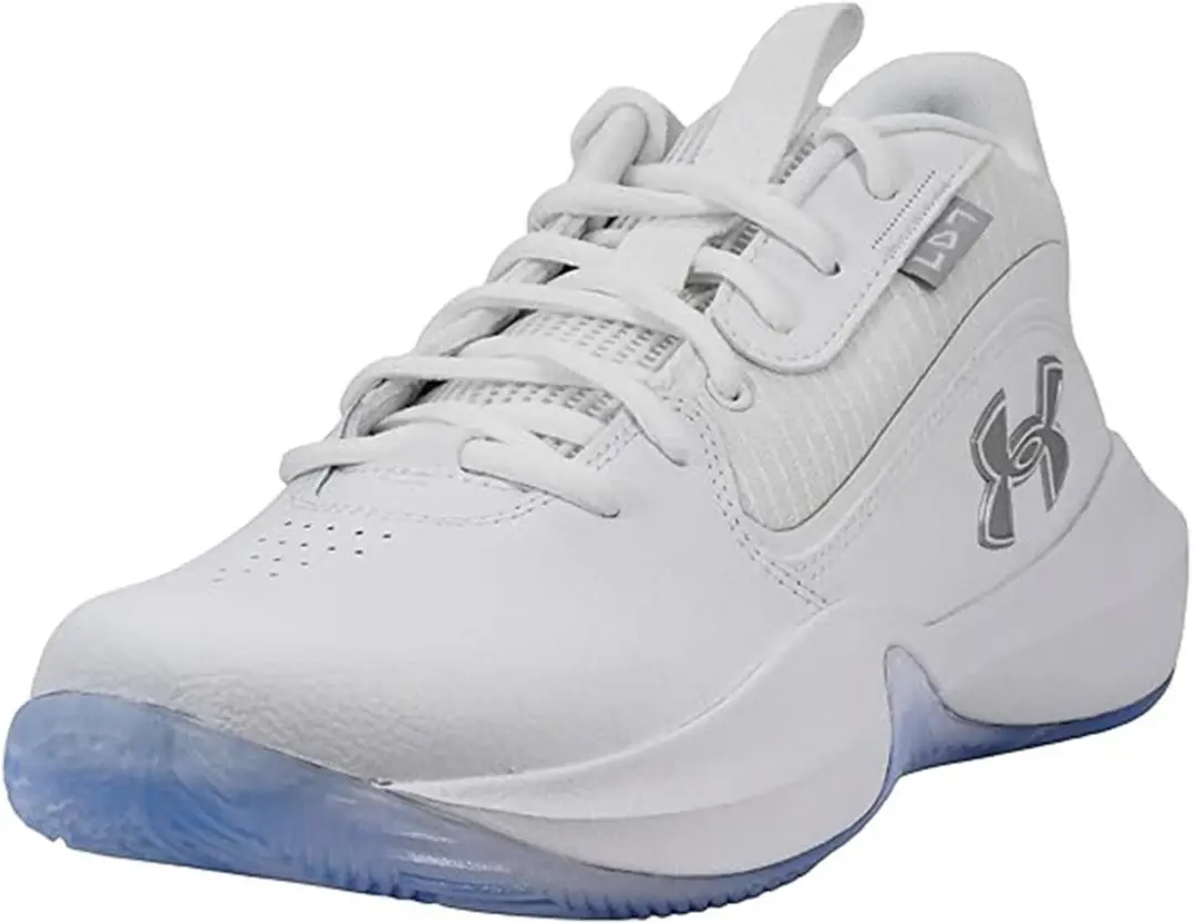 Under Armour Lockdown 7 Basketbalschoenen Sneaker Unisex 3028512 103 Wit