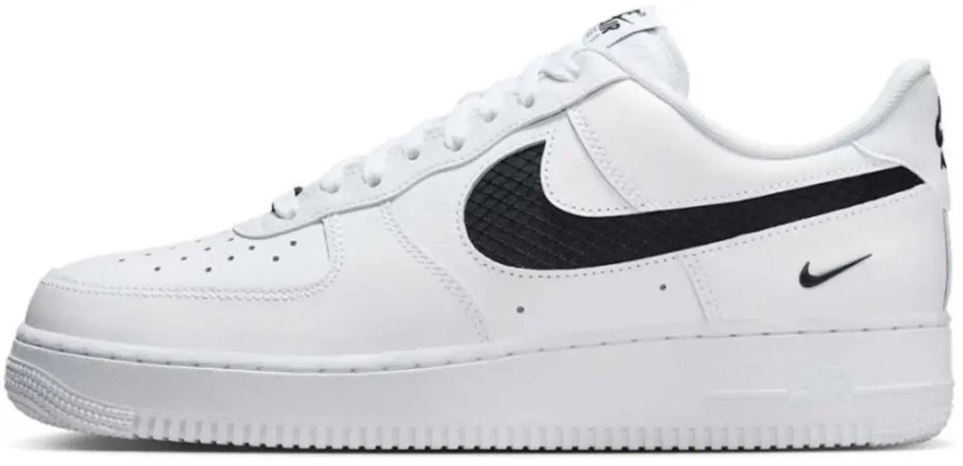Nike Air Force 1 Low SE Nylon Swoosh White Black