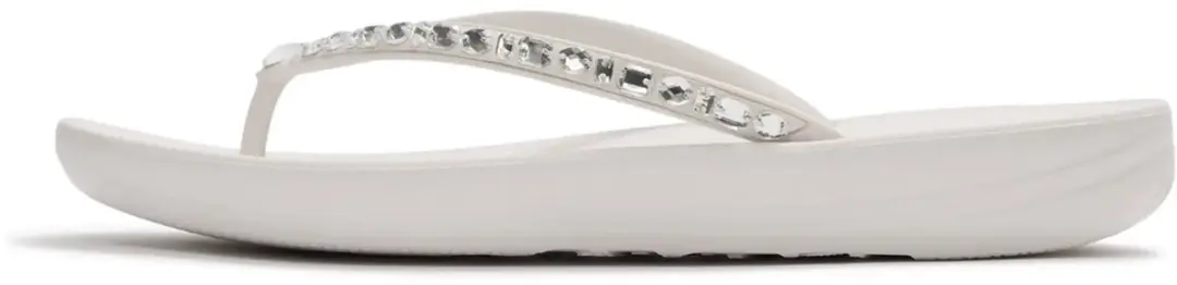 FitFlop FitFlop Iqushion Multi-Crystal Ergonomic Flip-Flops WIT