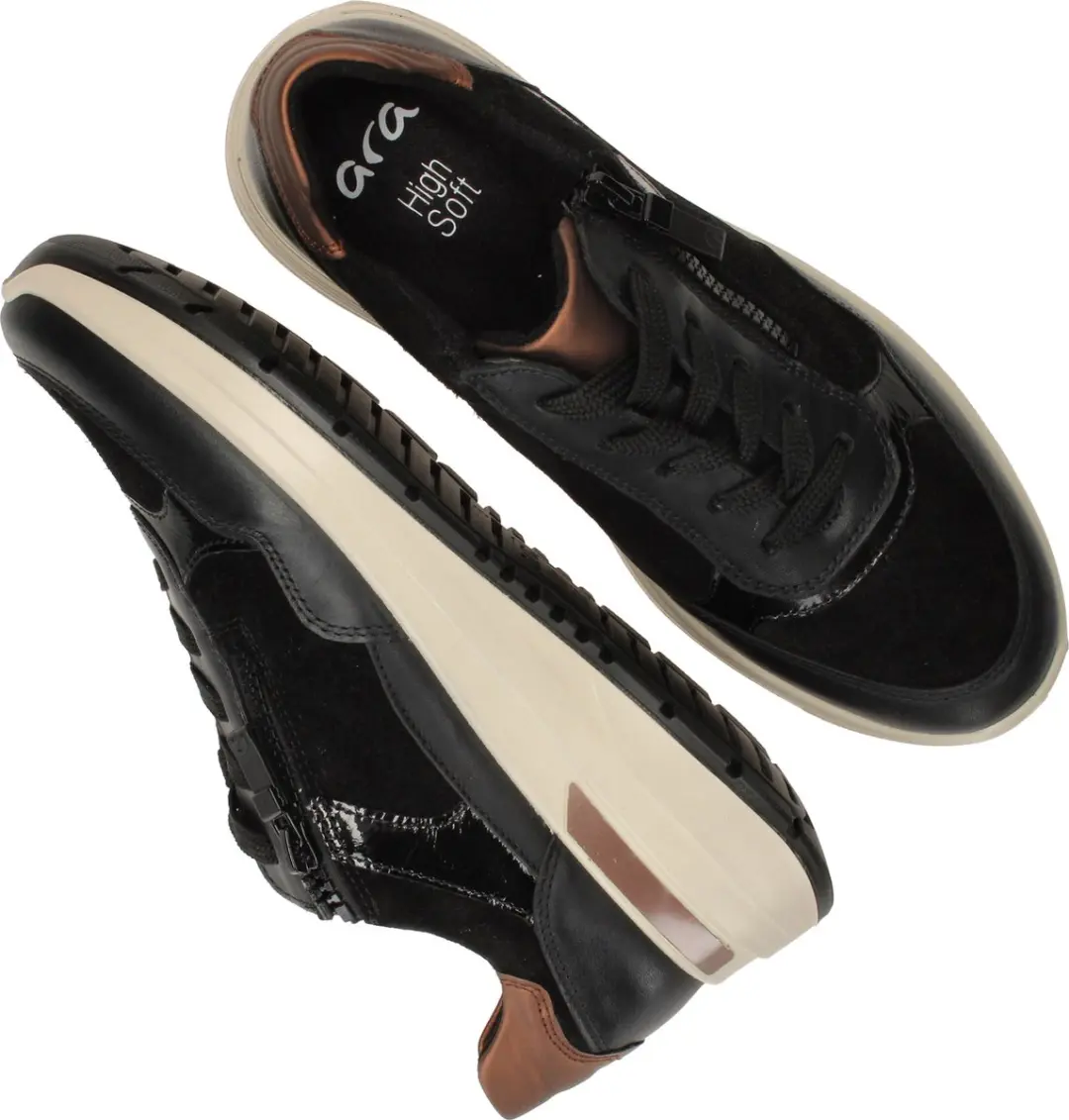 Ara Garda Sneakers 57702 - Dames - Maat 38 - Zwart