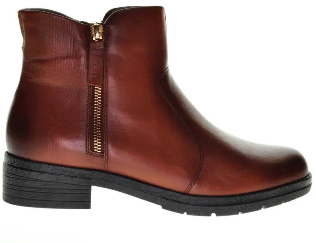 Tamaris Enkellaarzen Cognac Comfort maat 37