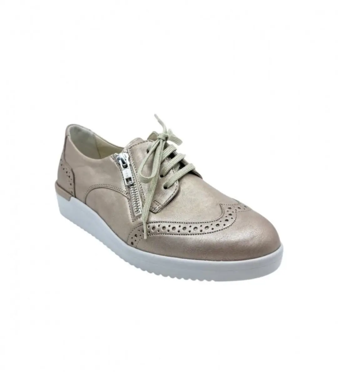 Solidus Dames Lage Gesloten Schoenen Goud - Maat 40