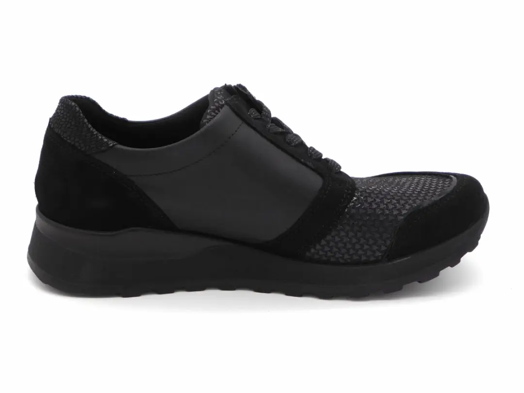 Wäldlaufer Bungeez Dames Sneaker H64007-601-001 - Zwart