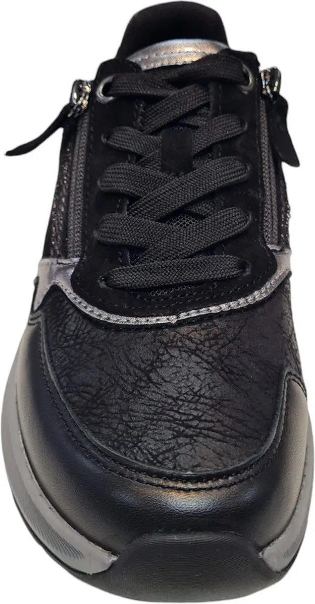 Gabor Rolling Soft Dames Sneakers - Zwart - afbeelding 4 van 6