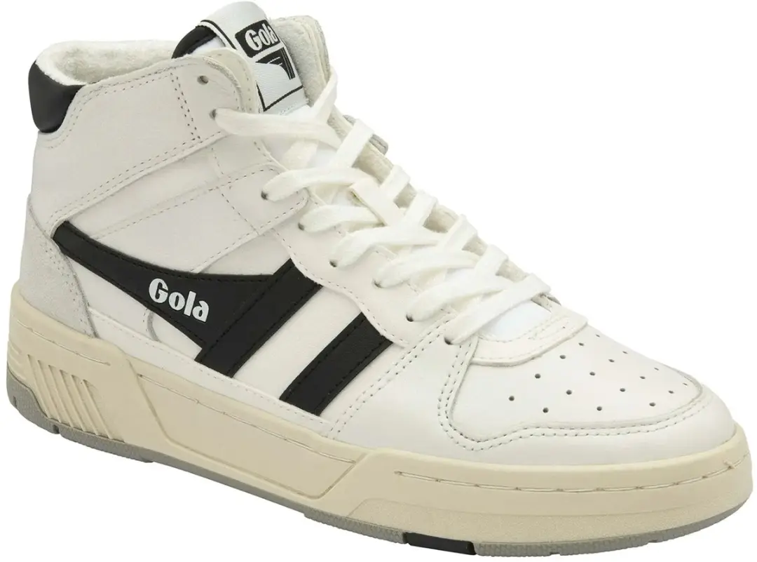 Gola Allcourt High CLB534 Damestrainers - 36 - Wit/Zwart