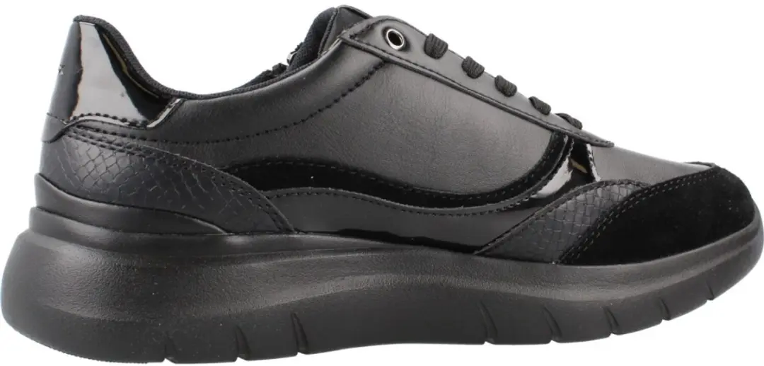 Geox Plummery Schoenen Zonder Veters Zwart EU 37 Vrouw