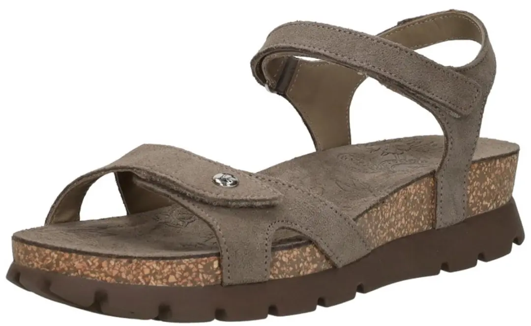 Panama Jack Sulia Sandalen Plat - Taupe - Maat 39 - afbeelding 3 van 6