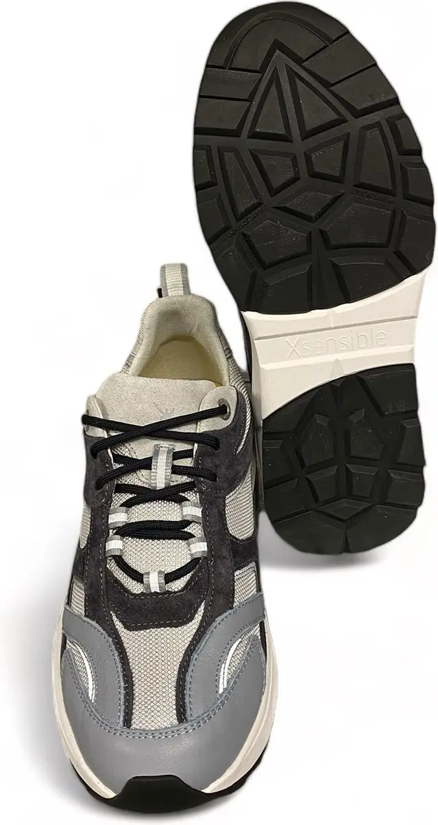 Xsensible Brooklyn Heren Sneakers - Lichtgrijs - Maat 45