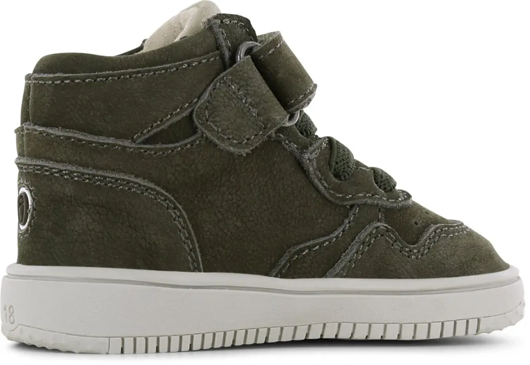 Shoesme Sneakertje Donkergroen Nubuck - Maat 25 - afbeelding 4 van 6