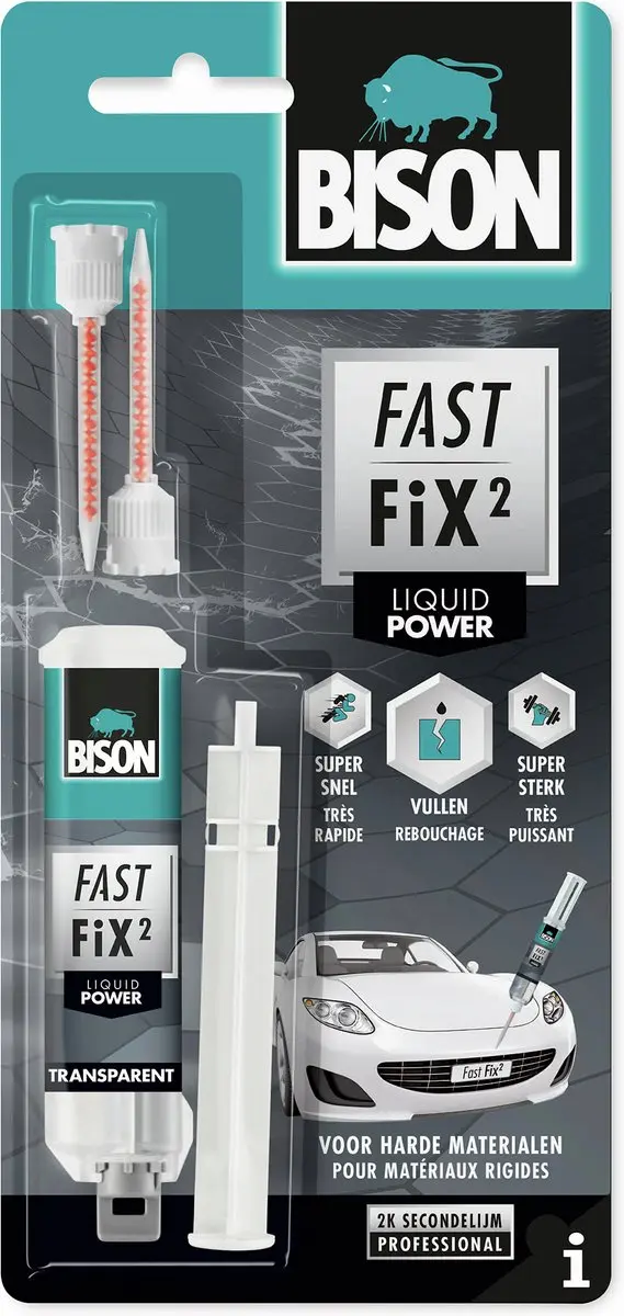 Bison Fast FiX² Power Reparatielijm 10g