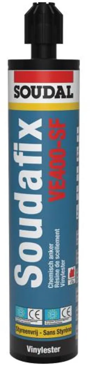 Soudal Soudafix VE400-SF Vinylester 280ml - Clear - afbeelding 2 van 5