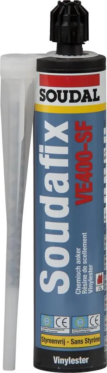 Soudal Soudafix VE400-SF Vinylester 280ml - Clear - afbeelding 5 van 5
