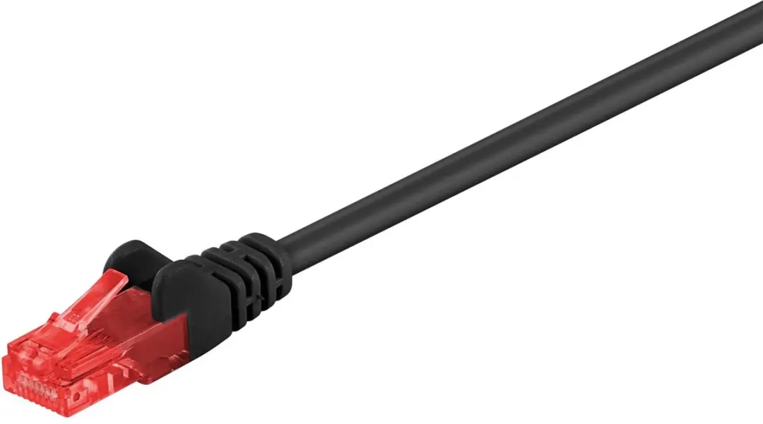 Wentronic CAT6 Netwerkkabel - RJ45 - Zwart - 20 m