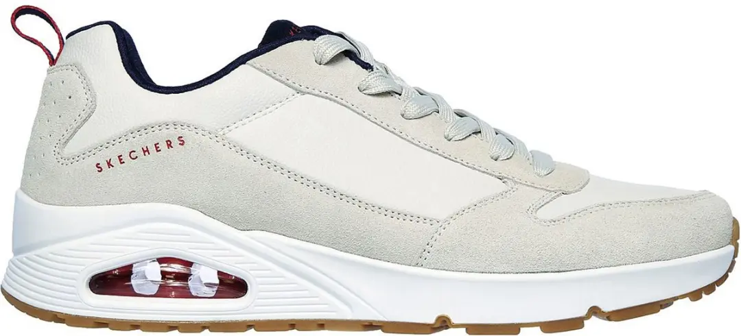 Skechers Uno Heren Sneakers Wit