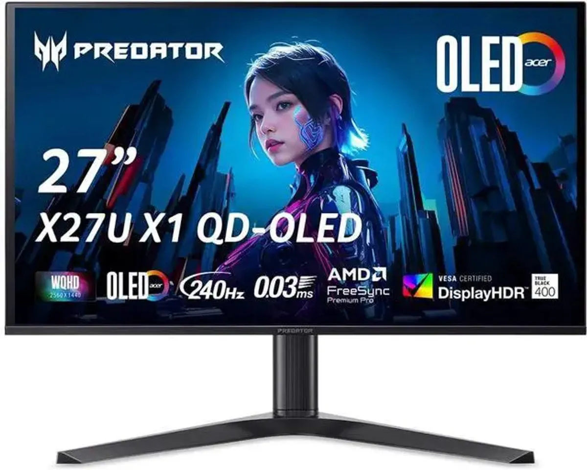 Acer Predator X X27UF5bmiippruzx Gaming Monitor 26,5" QHD