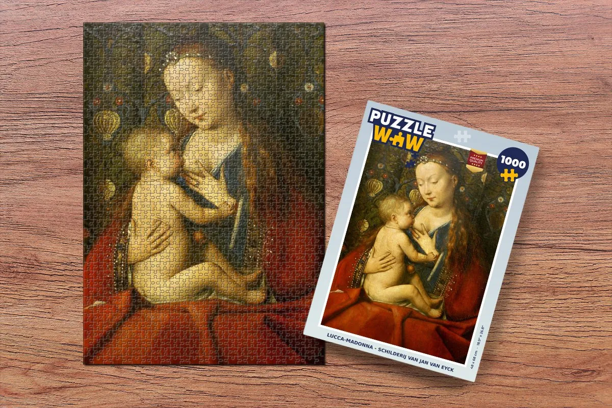 PuzzleWow Lucca-Madonna Legpuzzel 1000 Stuks - Multicolor