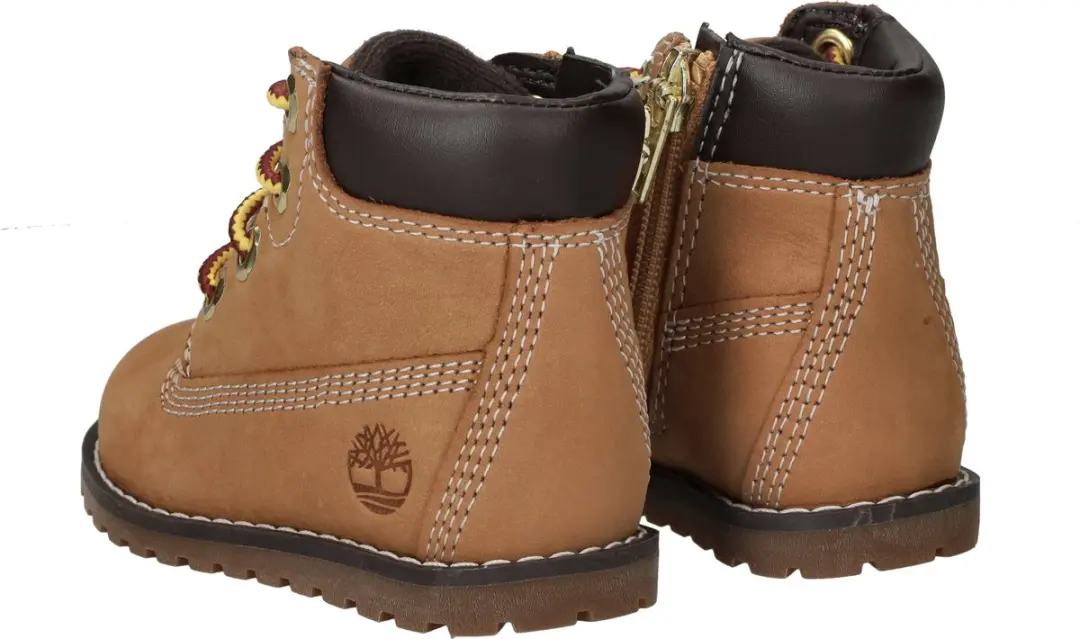 Timberland Pokey Pine Mid Veterboots - Jongens Cognac - Maat 21