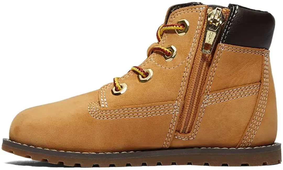 Timberland Pokey Pine Mid Veterboots - Jongens Cognac - Maat 21