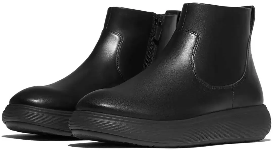 FitFlop IQ-Comff Suède Enkellaarsjes 38 - Zwart