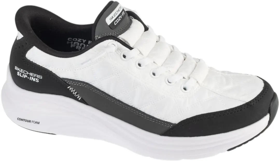 Skechers Dames Slip-ins Sneaker Contour Foam Cozy Fit 150404 WBK