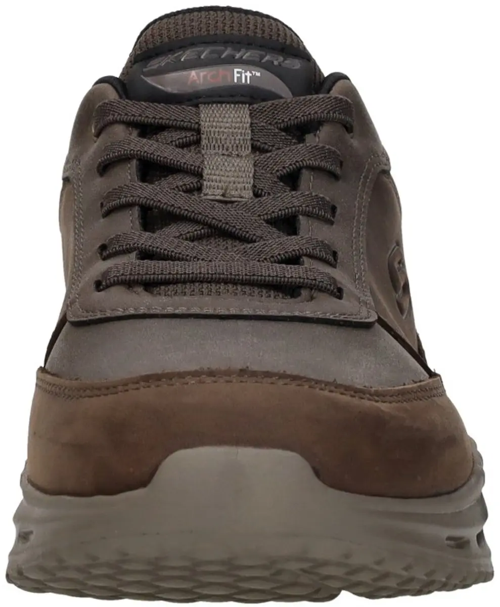 Skechers Slip-Ins Arch Fit Orvan Veterschoenen Laag - Donkerbruin - afbeelding 3 van 6