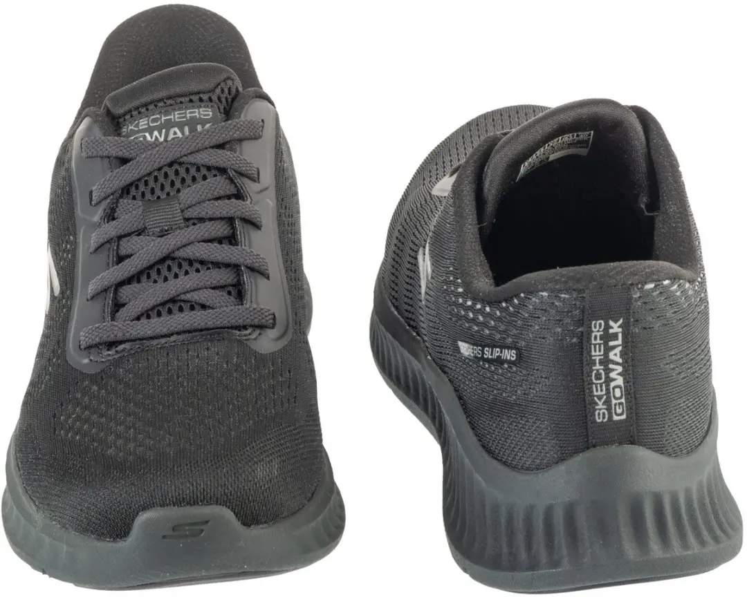 Skechers Go Walk Now Payton Sneakers 216375-BBK - Zwart - afbeelding 5 van 5