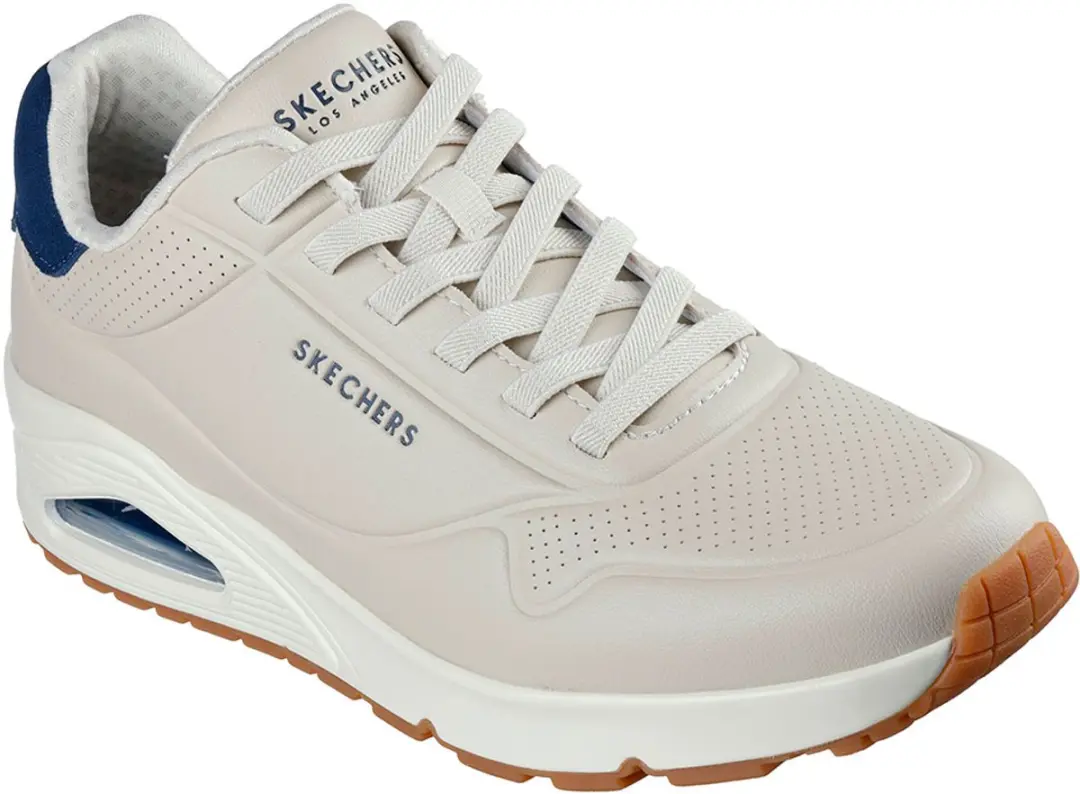 Skechers Uno Tailored Air Pantoffels - Heren - Beige