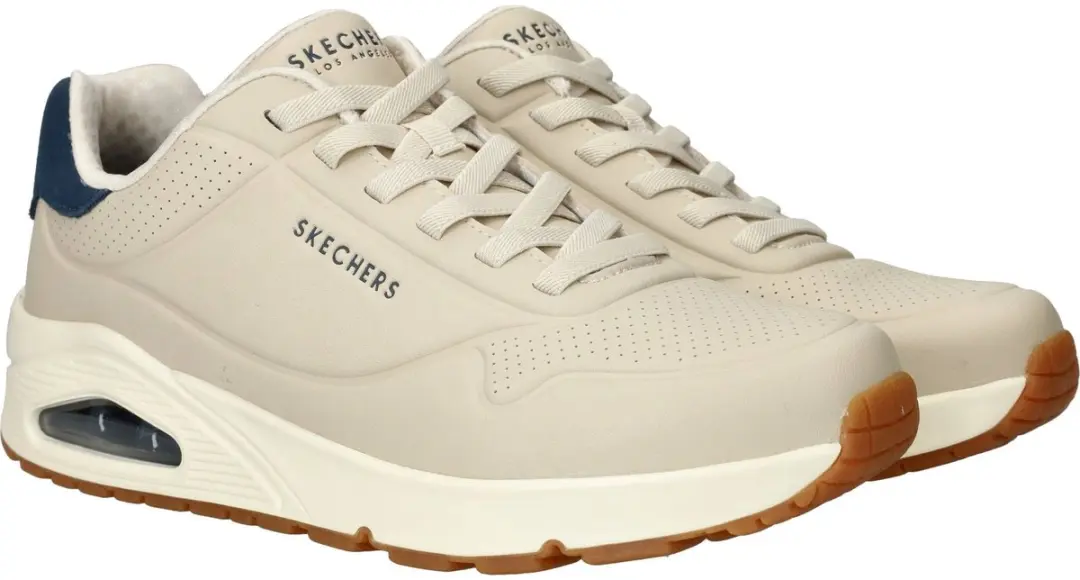 Skechers Uno Tailored Air Pantoffels - Heren - Beige
