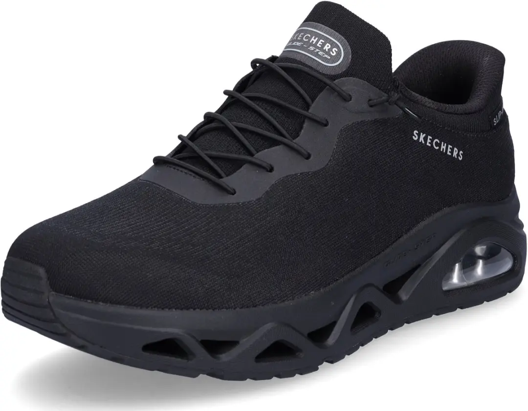 Skechers dames sneaker UNO Glide-Step Air Gliders zwart