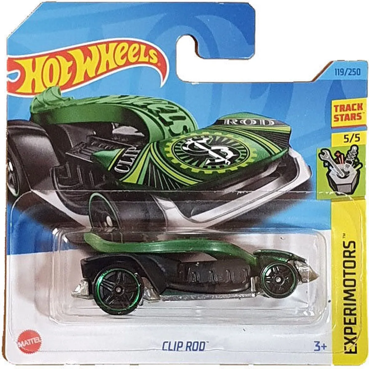 Hot Wheels Clip Rod 21A 1:64 Racing Green