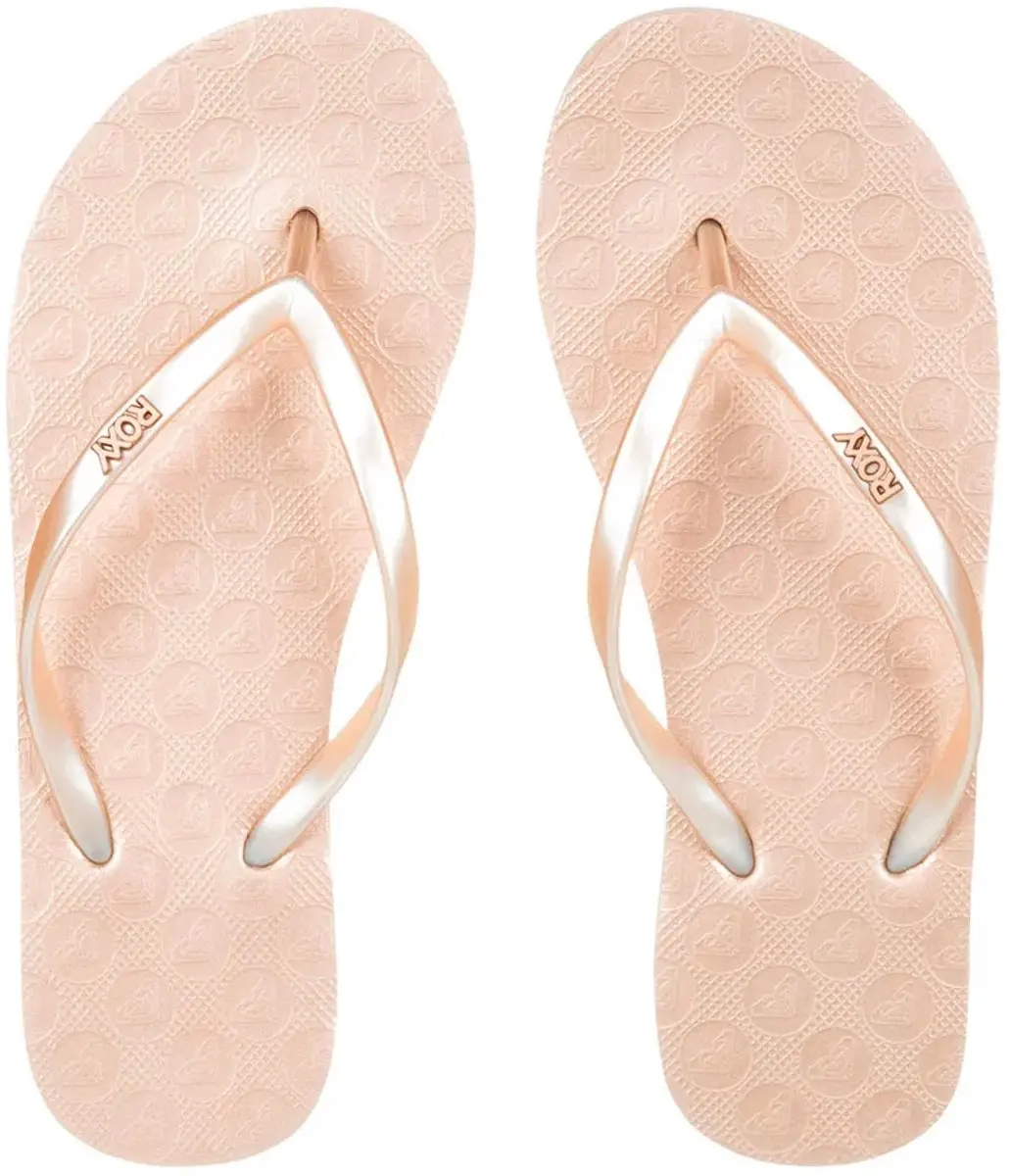 Roxy Viva Higher Slippers - Teenslipper 40 - Metallic Gold - afbeelding 4 van 4