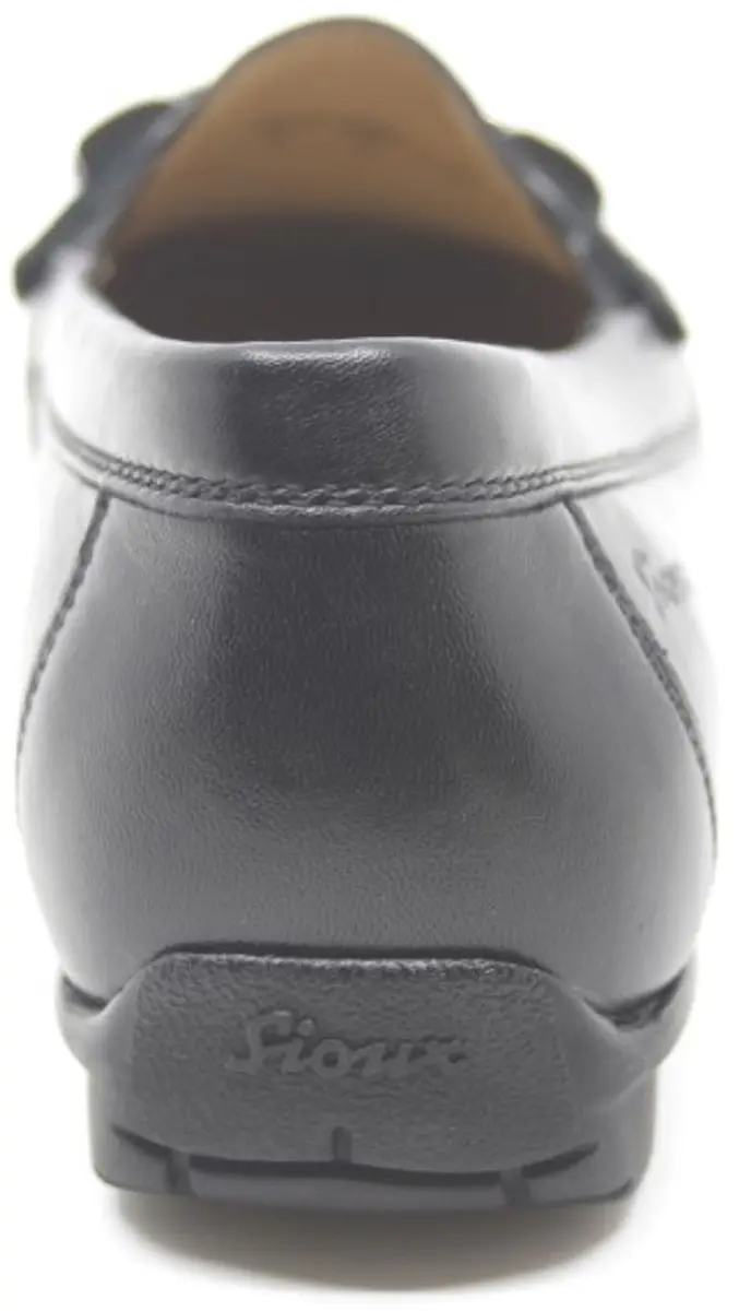 Sioux Cortizia 67745 H Instappers - Zwart Leer - 38.5