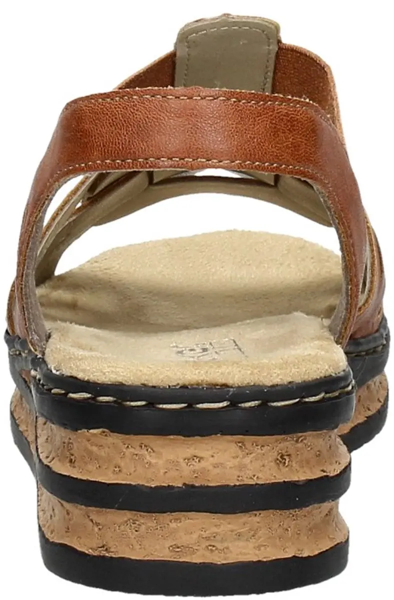 Rieker Sandalen 211269 - Maat 38 - Bruin