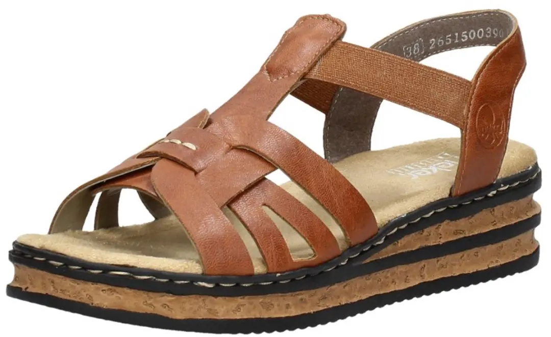 Rieker Sandalen 211269 - Maat 38 - Bruin
