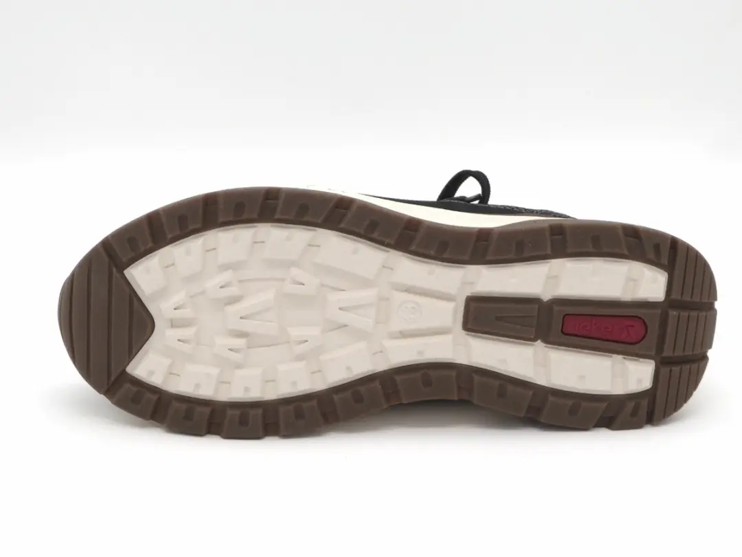 Rieker 06100 Laag Veterschoenen - Blauw - Maat 46