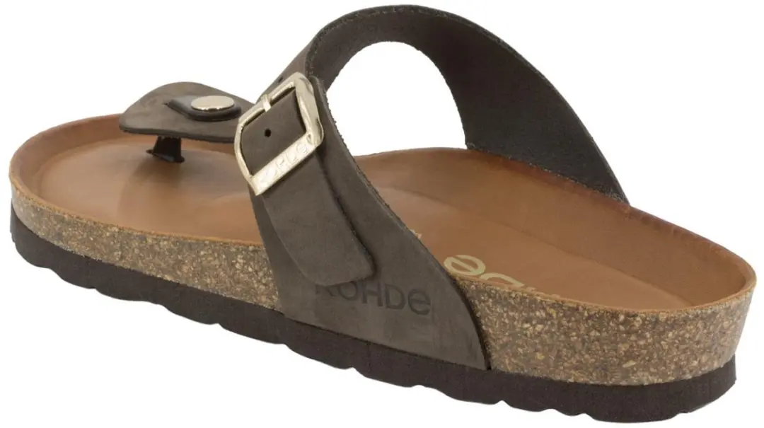 Rohde 5642 72 Teenslippers Dames - Taupe - afbeelding 6 van 6