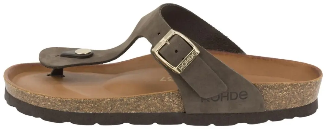Rohde 5642 72 Teenslippers Dames - Taupe