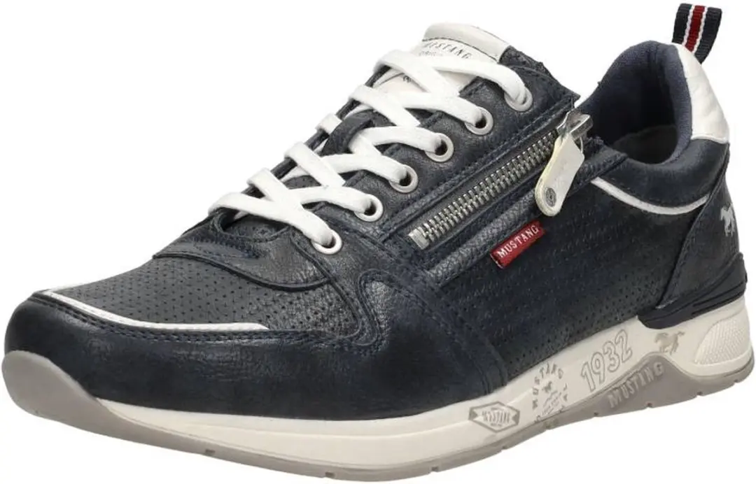 Mustang Sneakers Laag Sneakers Laag - blauw - Maat 40 - afbeelding 4 van 6