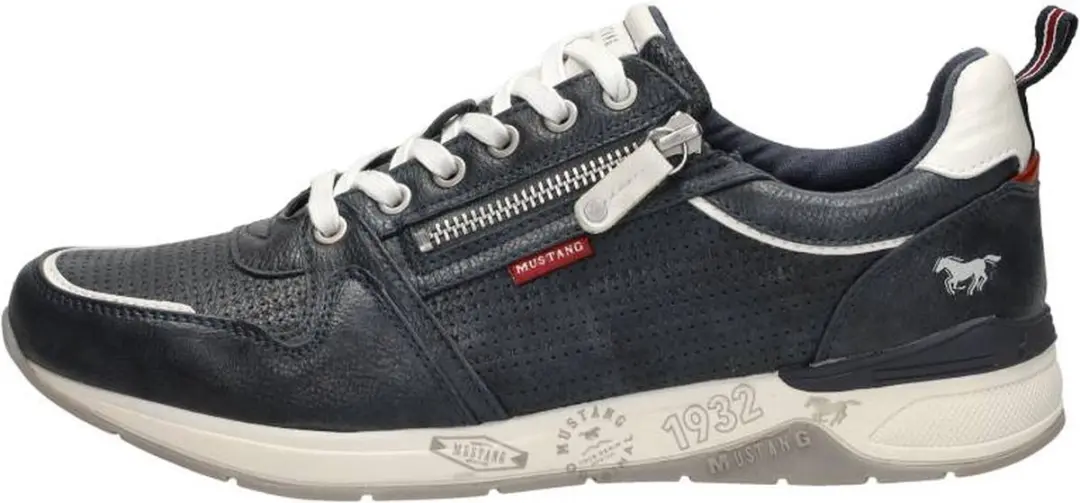 Mustang Sneakers Laag Sneakers Laag - blauw - Maat 40 - afbeelding 2 van 6