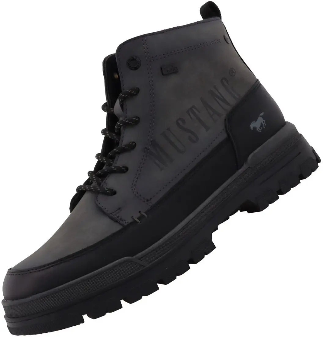 Mustang herenlaars Tex grijs